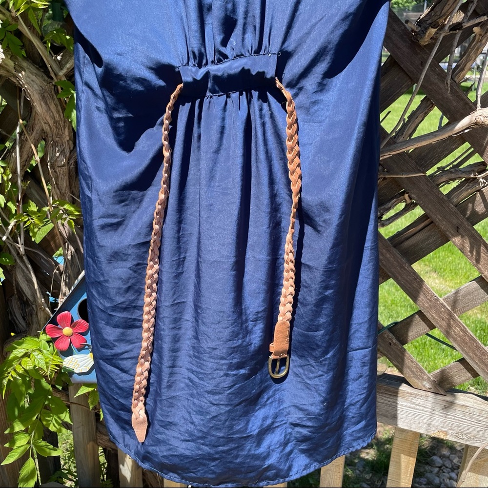 Blue Belt Dress - Picture 3 of 6